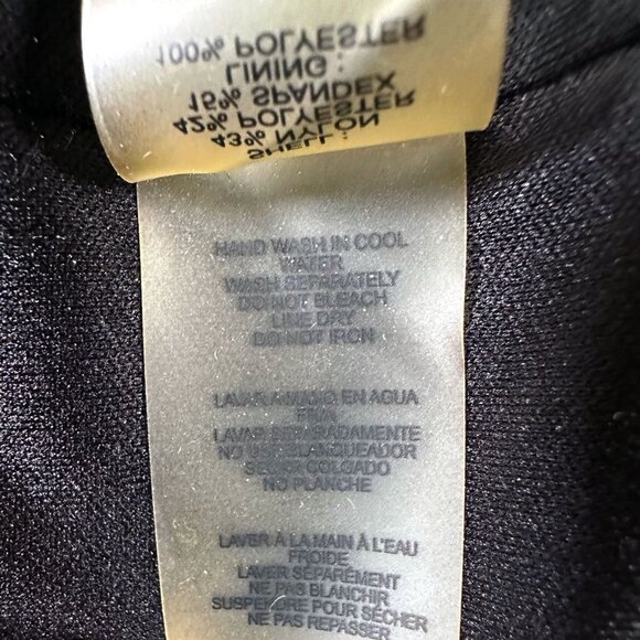 Guess Flocked Black Velvet Dress Sz6 Teal Floral Pattern Y2K 90s Whimsigoth Vamp - Picture 7 of 8